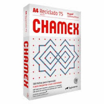 Papel Sulfite Reciclado 75g 210x297 A4, Chamex - PT 500 FL