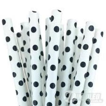 Canudo de Papel Poá Sortido - Yins