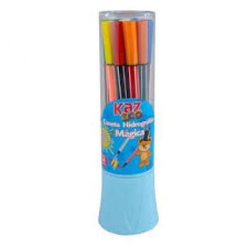Caneta Hidrografica 12 Cores Magica Kaz
