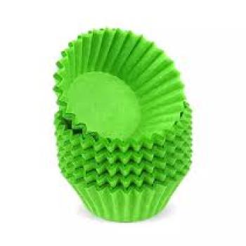 Embalagem para Doces nr5 Forminha Verde Pacote com 100 Unidades - Prafesta