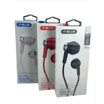 Fone de Ouvido Estéreo Modelo 0212 Lelong Valor por Unidade