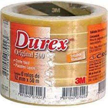 Fita Adfesiva Durex 18mmx50mm 3M  -Valor por Unidade