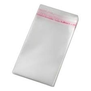 Saco Plástico Adesivado Transparente 17x26 com 100 Unidades
