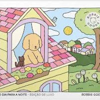 Do dia para a noite (Day to Night): Livro de colorir oficial Bobbie Goods – Edição em capa dura com cartela de adesivos