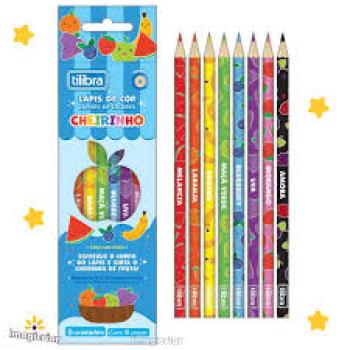 Lapis de Cor RD com Cheirinho 8 Unidades - Tilibra