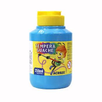 Tempera Guache 250Ml  Azul Celeste - Acrilex
