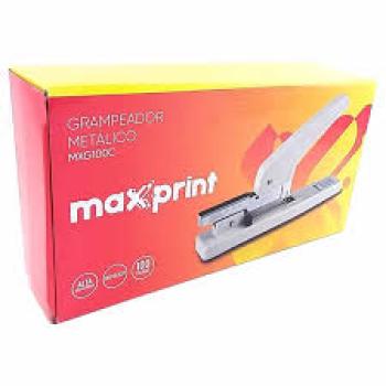 Grampeador Metal Mx-G100 para 100 fls 23/10 e 23/13 Br - MaxPrint