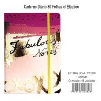 Caderno de Anotações Brochura 210x145mm 80 Fls - Kaz
