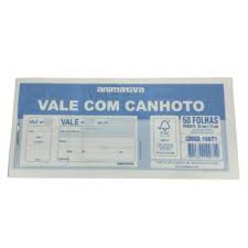 Recibo Comercial com Canhoto 50 fls  - Animativa