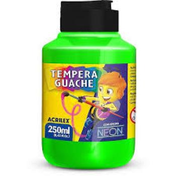 Tinta Guache 250ml Verde Neon - Acrilex