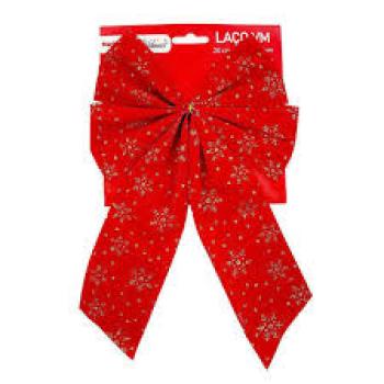 Laço de Natal 20cm Vermelho Natal - Importado