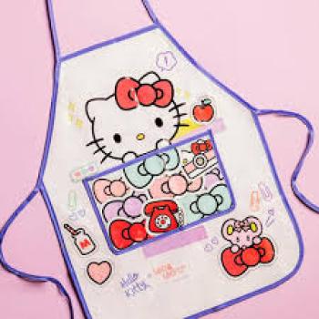 Avental Infantil com Bolso Hello Kitty - Leo & Leo