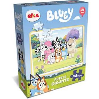 Quebra-cabeça Cartonado Bluey Puzzle Gigante 48 peças - Elka