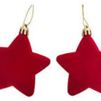 Pendente Estrela Camurça 6 Peças  por pacote