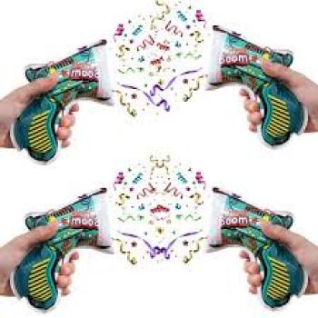 Balão Inflavel Metalizado Estoura com Confetes