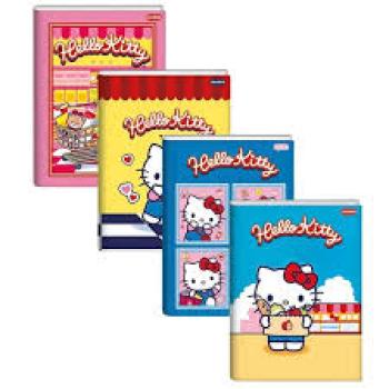 Caderno Brochura 1/4 Capara Dura Hello Kitty 80 Fls 140mmx200m - Jandaia ´ Valor por  Unidade