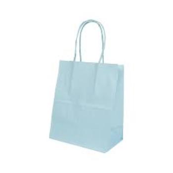 Sacola Para Presente  Lisa  15x78x21,6 - Azul Bebe - Kaz