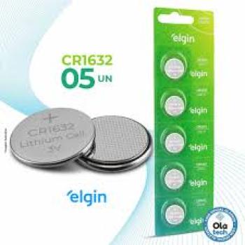 Pilha Bateria Botão CR1632 3 V Lithium - Elgin - Valor por Unidade