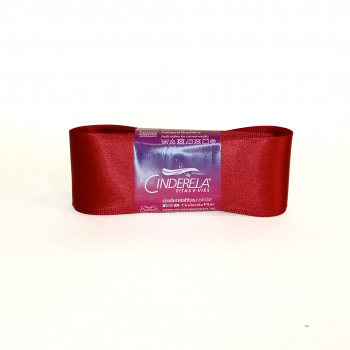 Fita de Cetim Tecida 10mx 30mm Vermelho Cinderela
