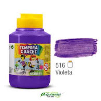 Tempera Guache 250Ml  Violeta  - Acrilex-