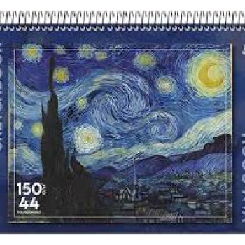 Caderno Sketchbook Van Gogh 44fls Papel 150gm C Dura Espiral - Animativa
