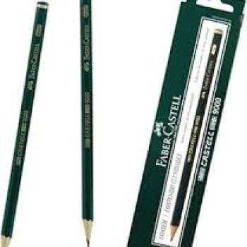 Lapis Preto Técnico 9000 4B Faber Castell - Avulso
