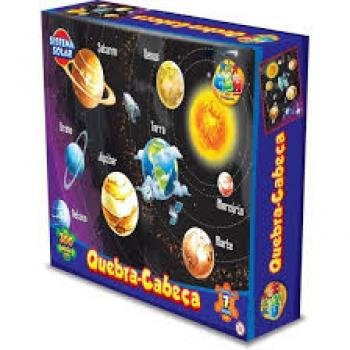 Quebra Cabeça Cartonado Sistema Solar 300 Pcs  GGB Plast