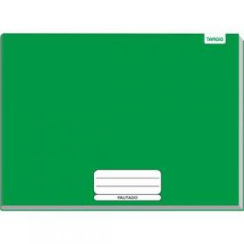 Caderno Desenho Universitário Capa Dura Meia Pauta Ampliada 96 Folhas Verde - Tamoio
