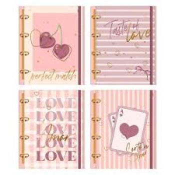 Caderno Argolado 160fls Doce Romance - Animativa