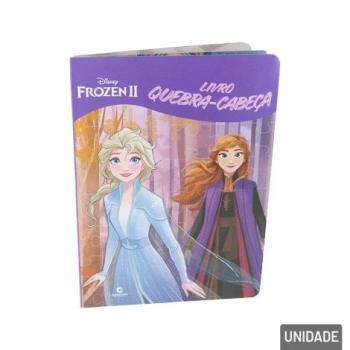 Livro de Histórias e Quebra Cabeça Frozen 2 Disney