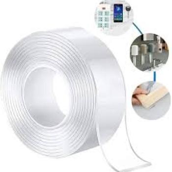 Fita Dupla Face Transparente Nicobem 18mm x2m