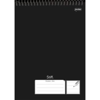 Caderno 1x1 Capa Dura Stiff Slim Topo Canhoto 80 fls. - Jandaia
