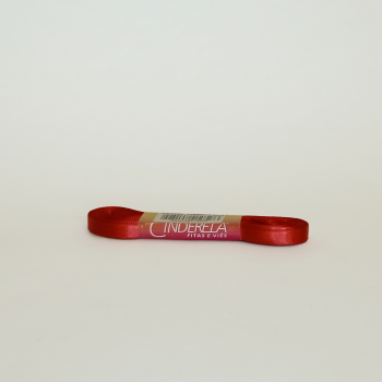 Fita de Cetim Tecida 10mx07mm Vermelho Paixão- Cinderela*