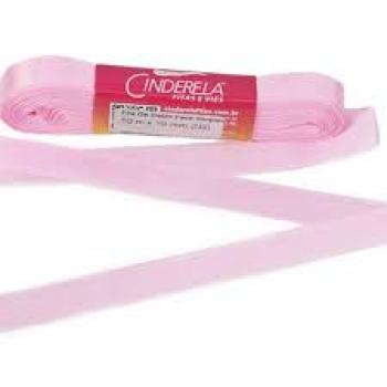 Fita de Cetim Tecida 10mx10mm Rosa - Cinderela*