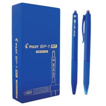 Caneta Azul Pilot Retratil BP-1 RT Escrita Média 1.0 - Valor por Unidade**