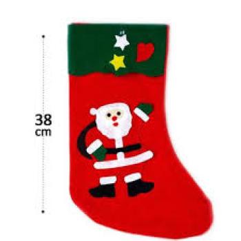 Bota de Feltro Papei Noel 38cm  Natal - Importado