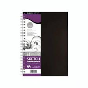 Caderno Daller Rowney Simply Sketchbook com Espiral 100G A4 54fls - Daler Rowney - Valor por Unidade