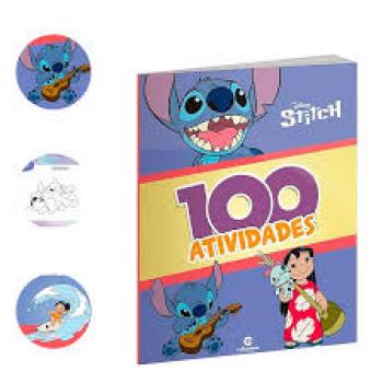 Livro Infantil Color 100 Atividades Stitch - Culturama