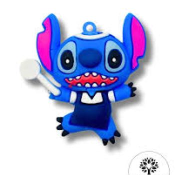 Chaveiro de Borracha e Metal Stitch - Disney