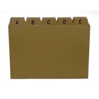 Índice Alfabeto 3X5