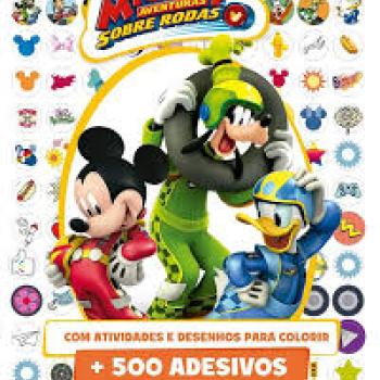 Livro de Colorir Mickey Aventuras sobre Rodas - Disney - com 500 Adesivos -  Culturama