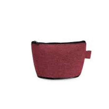 Necessaire de Poliester e Pvc 17cm Color Preta