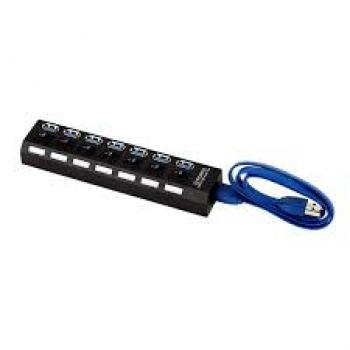Hub Usb 3.0 De 7 Portas Com Switch De Alta Velocidade