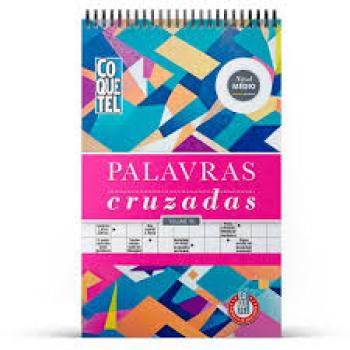 Livro Coquetel Espiral Palavras Crizadas Nivel Médio Edição Volume 18
