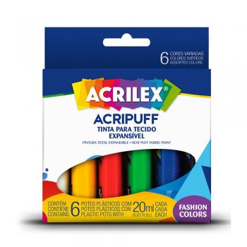 Tinta Acripuff Conj. c/6 Unid - 2oML - Acrilex