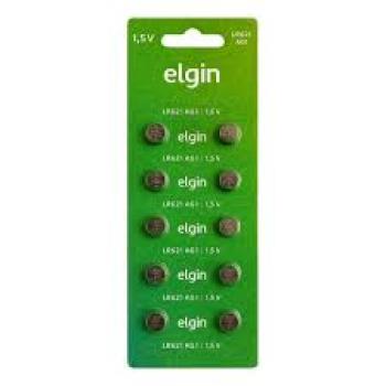 Pilha Bateria Botão LR621 1.5V Elgin - Por Unidade