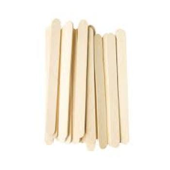 Palito de Sorvete Ponta Redonda com 100 Unidades Kaz