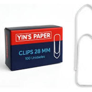 Clips de Metal 100 unidades galvanizados Yins Paper