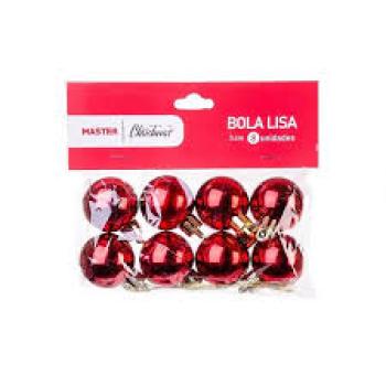 Bola 8 Peças Lisa 3cm Espelhada
