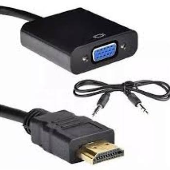 Cabo Adaptador Conversor Hdmi Vga P2 Auxiliar Áudio 5.0